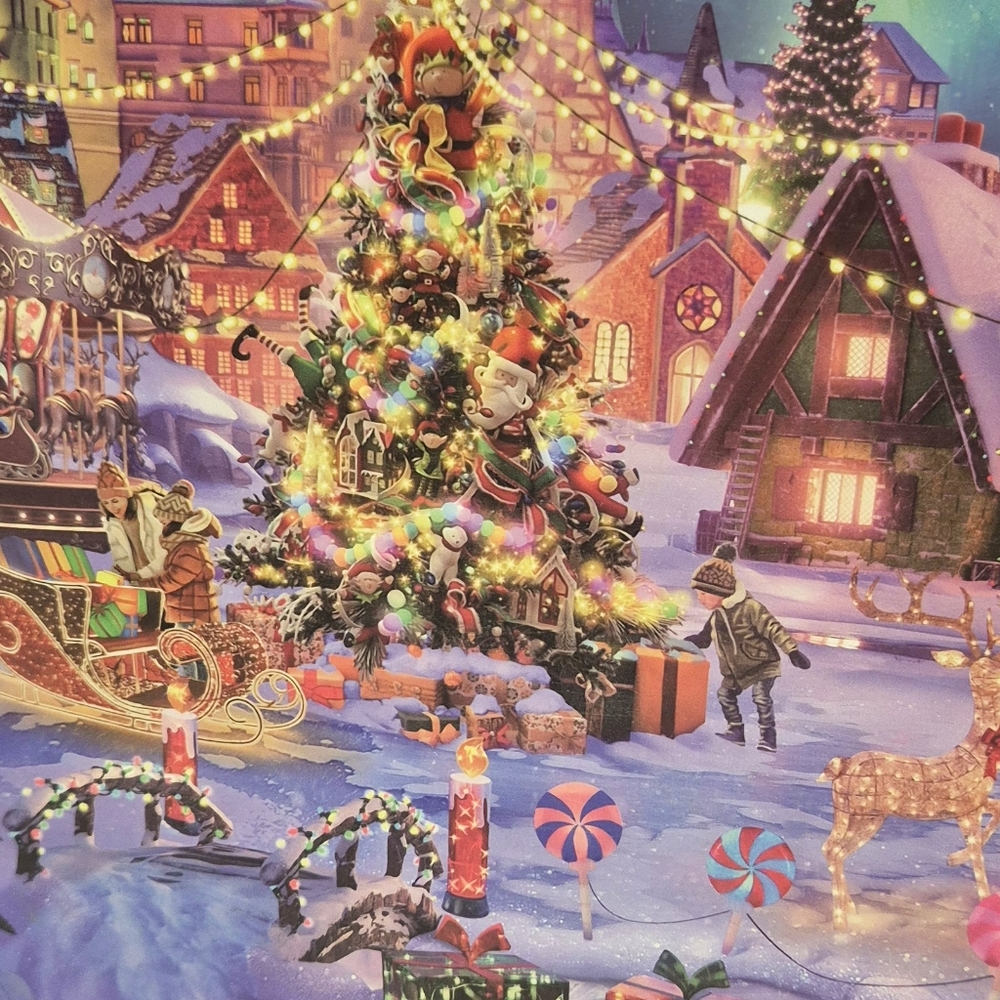 Christmas Wooden 1000 Pieces Puzzle - Picture 2 of 6